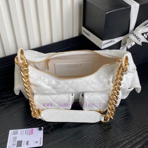 Chanel Bag  Chanel 🧩 25C early spring series AS5339 Hoho hippie bag with double bag opening 0096nwit - Image 9