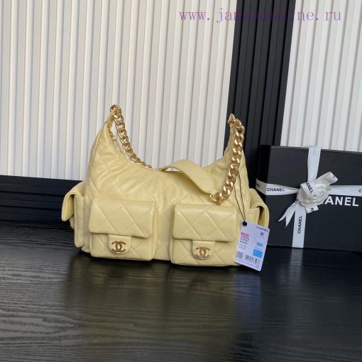 Chanel Bag Chanel 25C early spring collection AS5302 Hoho hippie bag with double bag opening x3e654ff
