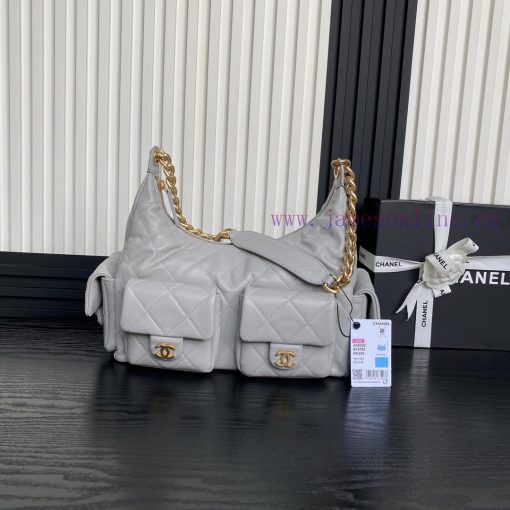 Chanel Bag Chanel 25C early spring collection AS5302 Hoho hippie bag with double bag opening s7dv735o