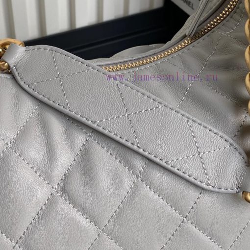 Chanel Bag Chanel 25C early spring collection AS5302 Hoho hippie bag with double bag opening s7dv735o - Image 6