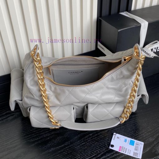 Chanel Bag Chanel 25C early spring collection AS5302 Hoho hippie bag with double bag opening s7dv735o - Image 8