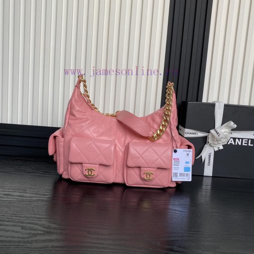 Chanel Bag Chanel 25C early spring collection AS5302 Hoho hippie bag with double bag opening 02befdlu