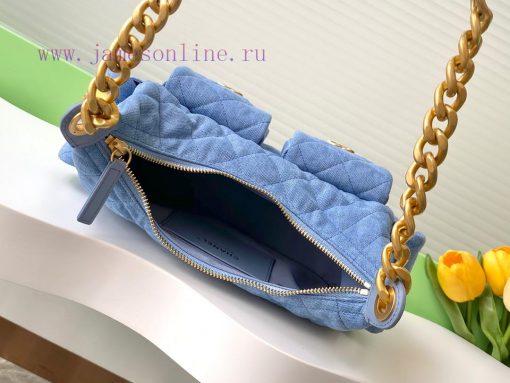 Chanel Bag The 25C popular denim fabric bag is surprisingly lightweight and beautiful, with wo0azwlu - Image 9