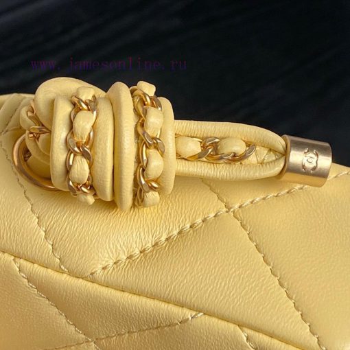 Chanel Bag Chanel 25C Early Spring Collection CF Woven Knot Handbag AS5298Sheepskin paired w f9jkms7n - Image 6