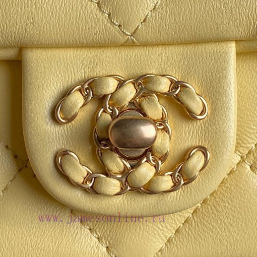 Chanel Bag Chanel 25C Early Spring Collection CF Woven Knot Handbag AS5317Sheepskin paired w c05yu0lv - Image 4