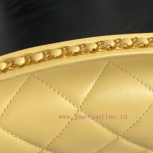 Chanel Bag Chanel 25C Early Spring Collection CF Woven Knot Handbag AS5317Sheepskin paired w c05yu0lv - Image 5