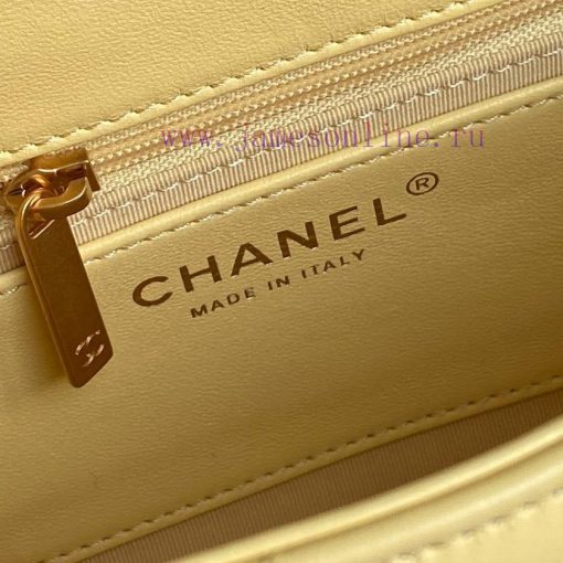 Chanel Bag Chanel 25C Early Spring Collection CF Woven Knot Handbag AS5317Sheepskin paired w c05yu0lv - Image 10