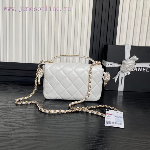Chanel Bag Chanel 25C Early Spring Collection CF Woven Knot Handbag AS5317Sheepskin paired w 599ygjt8 - Image 3