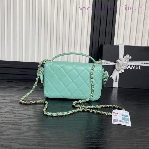 Chanel Bag Chanel 25C Early Spring Collection CF Woven Knot Handbag AS5317Sheepskin paired w d5s9rx76 - Image 3