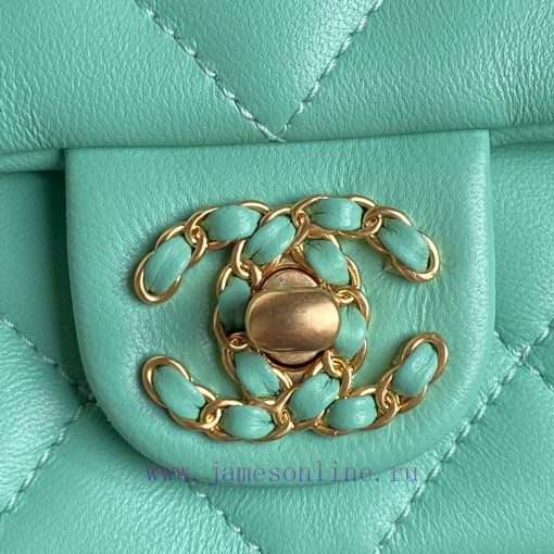 Chanel Bag Chanel 25C Early Spring Collection CF Woven Knot Handbag AS5317Sheepskin paired w d5s9rx76 - Image 4