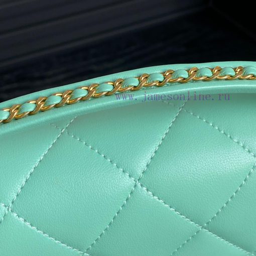 Chanel Bag Chanel 25C Early Spring Collection CF Woven Knot Handbag AS5317Sheepskin paired w d5s9rx76 - Image 5