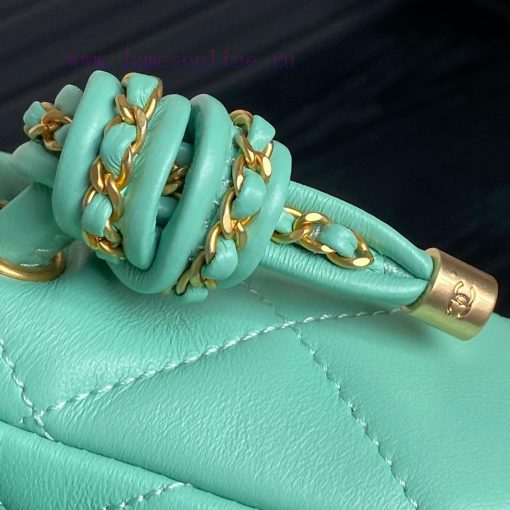 Chanel Bag Chanel 25C Early Spring Collection CF Woven Knot Handbag AS5317Sheepskin paired w d5s9rx76 - Image 6