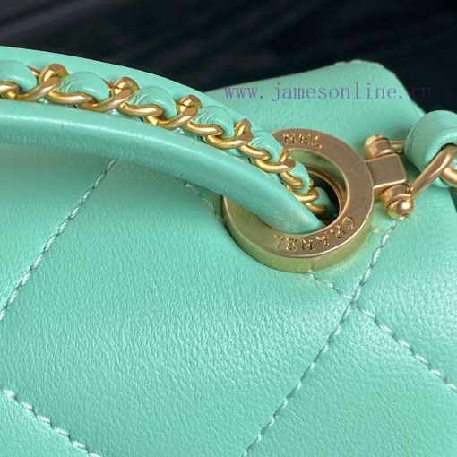 Chanel Bag Chanel 25C Early Spring Collection CF Woven Knot Handbag AS5317Sheepskin paired w d5s9rx76 - Image 7