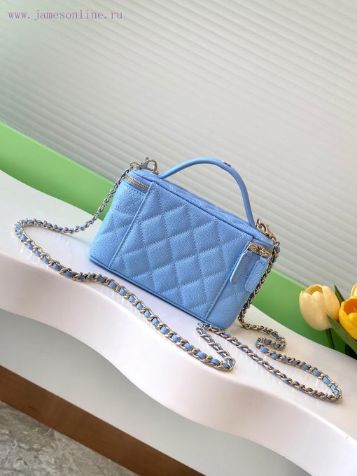 Chanel Bag 25C mouth red envelope exquisite and compact chain hand-held bag, made of granula 71a717n8 - Image 4