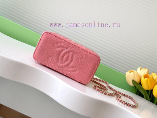 Chanel Bag 25C mouth red envelope exquisite and compact chain hand-held bag, made of granula atgnf7n4 - Image 5