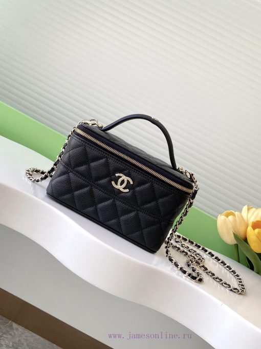 Chanel Bag 25C mouth red envelope exquisite and compact chain hand-held bag, made of granula slf0n2uw