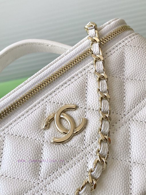 Chanel Bag 25C mouth red envelope exquisite and compact chain hand-held bag, made of granula 5w3lhbn7 - Image 6