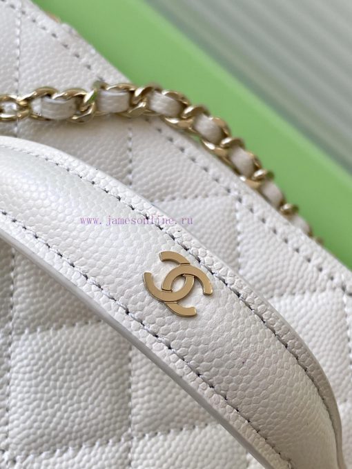 Chanel Bag 25C mouth red envelope exquisite and compact chain hand-held bag, made of granula 5w3lhbn7 - Image 7