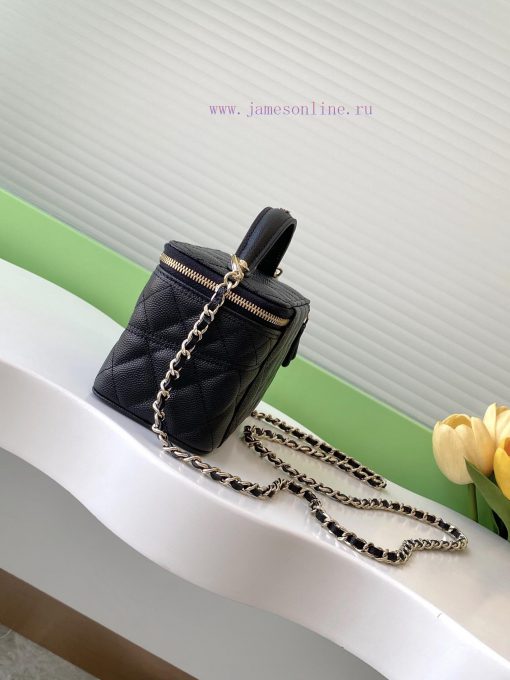Chanel Bag 25C mouth red envelope exquisite and compact chain hand-held bag, made of granula slf0n2uw - Image 3
