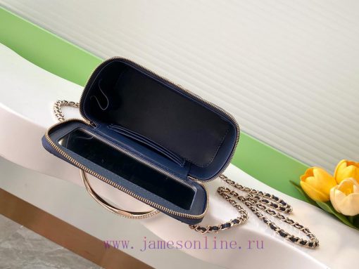 Chanel Bag 24K Limited Edition Diamond Handle Long Box Bag Makeup Slant Cross Bag with Diamo 7qznrvws - Image 8