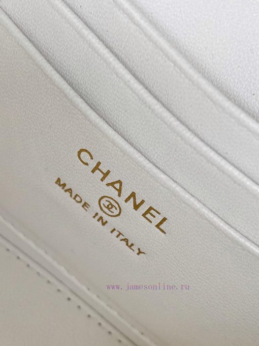 Chanel Bag 24K Limited Edition Diamond Handle Long Box Bag Makeup Slant Cross Bag with Diamo 8nat874t - Image 10