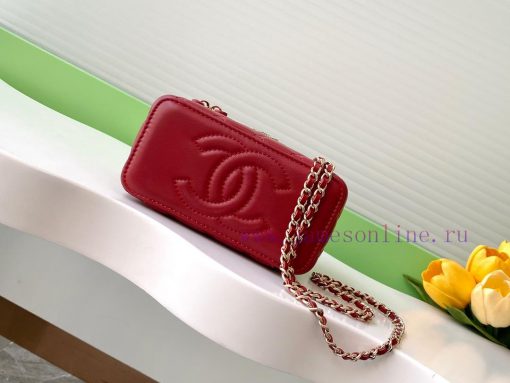 Chanel Bag 24K Limited Edition Diamond Handle Long Box Bag Makeup Slant Cross Bag with Diamo yp0qjiub - Image 5
