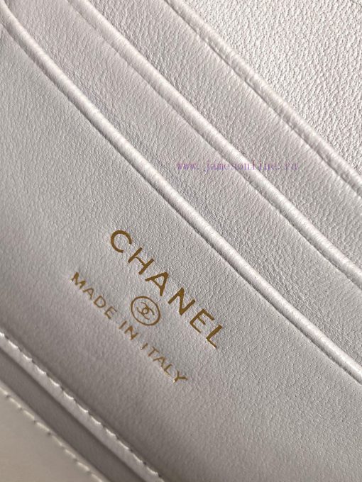 Chanel Bag 24K Limited Edition Diamond Handle Long Box Bag Makeup Slant Cross Bag with Diamo mt64mi0e - Image 10