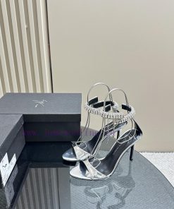 Giuseppe ZanottiGZ 2024s new rhinestone high heelsLacquer leather shoe headpiece with rhinest1mcb61l