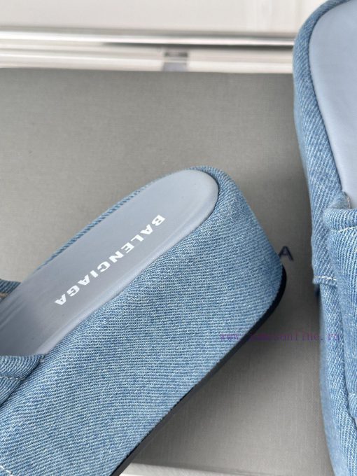 Balenciaga | Balenciaga 24SSpring and summer new thick soled slippersThe correct original ve95pm87p4 - Image 7