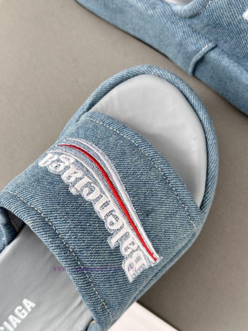Balenciaga | Balenciaga 24SSpring and summer new thick soled slippersThe correct original ve95pm87p4 - Image 8