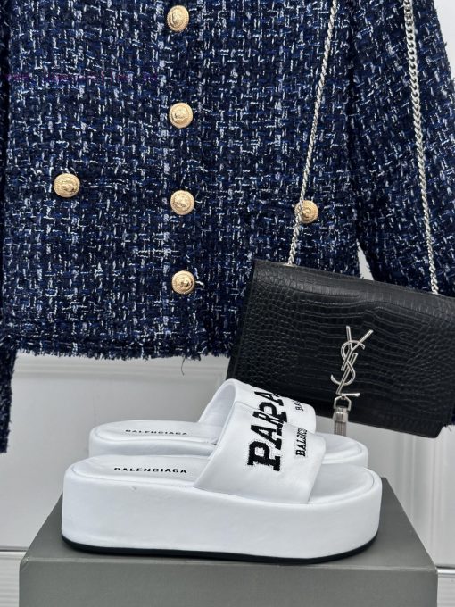 Balenciaga | Balenciaga 24SSpring and summer new thick soled slippersThe correct original vey1asmzhr - Image 2
