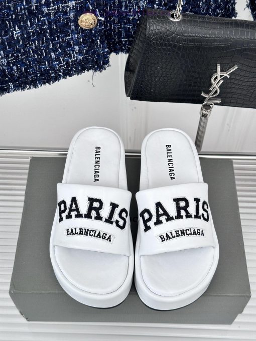 Balenciaga | Balenciaga 24SSpring and summer new thick soled slippersThe correct original vey1asmzhr - Image 5