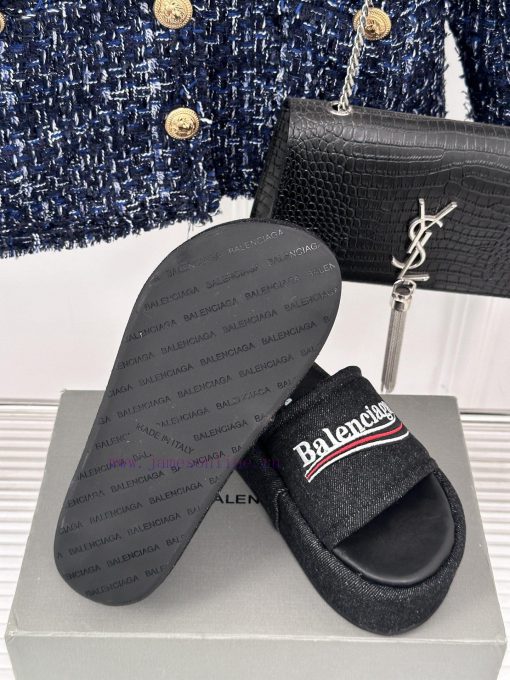 Balenciaga | Balenciaga 24SSpring and summer new thick soled slippersThe correct original veezesqnb8 - Image 10