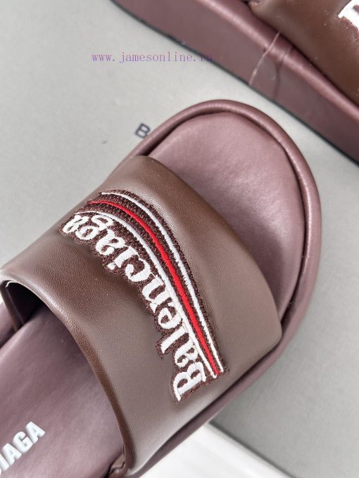 Balenciaga | Balenciaga 24SSpring and summer new thick soled slippersThe correct original vea8e3xvq4 - Image 8