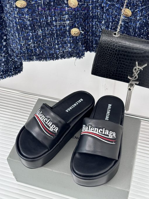 Balenciaga | Balenciaga 24SSpring and summer new thick soled slippersThe correct original vei1zzzotk - Image 3