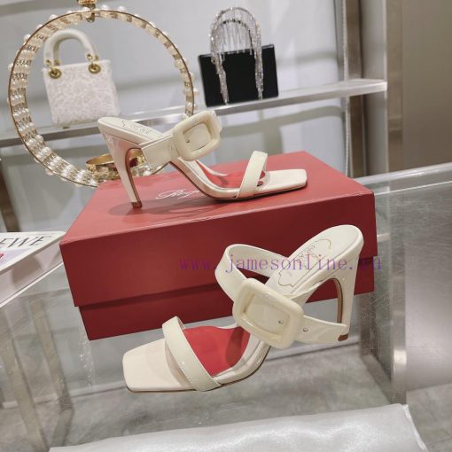 Roger Vivier's new slippers feature a single and double strap design with genuine leather sqxnicsycj - Image 5