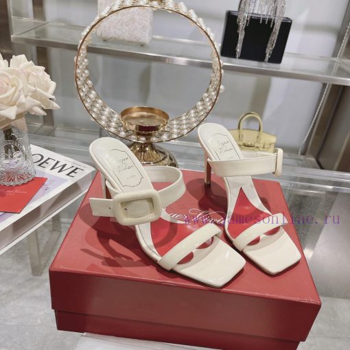 Roger Vivier's new slippers feature a single and double strap design with genuine leather sqxnicsycj - Image 6