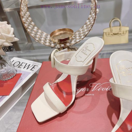 Roger Vivier's new slippers feature a single and double strap design with genuine leather sqxnicsycj - Image 7