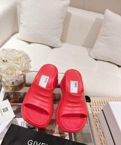 Given * hy Givenchy 23vs Spring/Summer Hot Products Slope Heel Thick Bottom Cool Trawl Red H3k865ehu