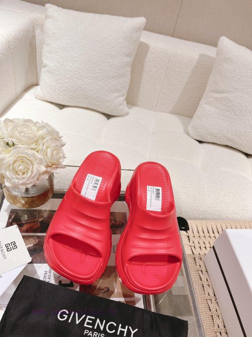 Given * hy Givenchy 23vs Spring/Summer Hot Products Slope Heel Thick Bottom Cool Trawl Red H3k865ehu - Image 2