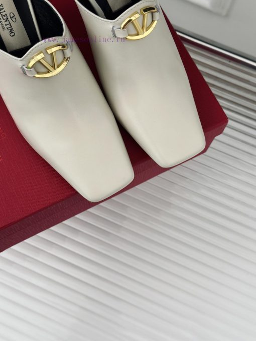 Valentin | Valentino 24S New ProductV-buckle square toe high-heeled slippers ️A socialite wi9woixnqs - Image 7