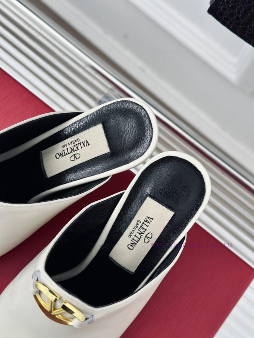 Valentin | Valentino 24S New ProductV-buckle square toe high-heeled slippers ️A socialite wi9woixnqs - Image 8