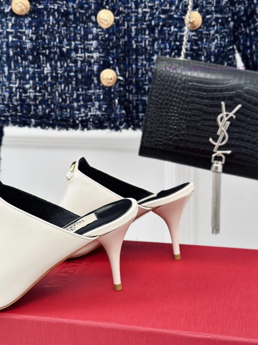 Valentin | Valentino 24S New ProductV-buckle square toe high-heeled slippers ️A socialite wi9woixnqs - Image 9