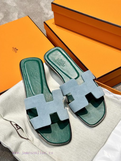 Top qualityherme…s ss24 new arrival～H Home Classic Oran Slippers 24 New ColorsThe color schebi784x4v
