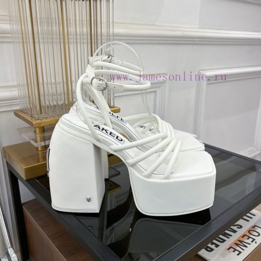 NAKED WOLFE  | 2024ˢˢ2024 Autumn/Winter New Product: Fine Strap Roman Waterproof Platform To6j2g23j - Image 4