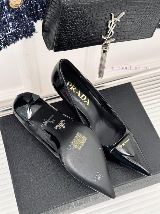PRADA/PRADA Classic Spring/SummerTriangle logo sandals single shoe seriesThe simple design i2eoig3uq - Image 10