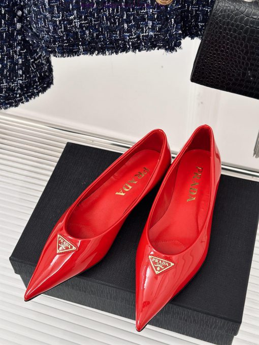 PRADA/PRADA Classic Spring/SummerTriangle logo sandals single shoe seriesThe simple design itk8cb3xk - Image 3