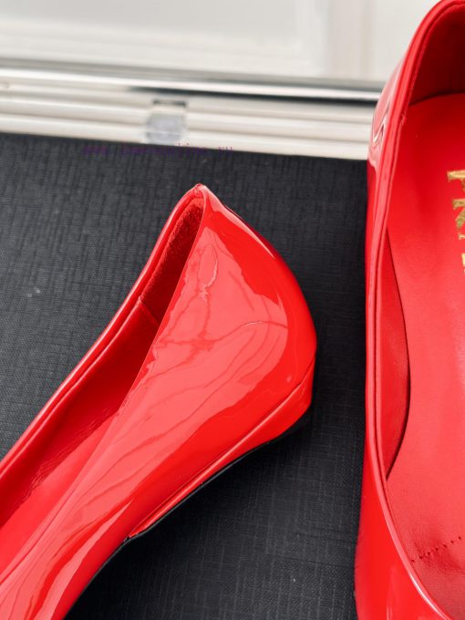 PRADA/PRADA Classic Spring/SummerTriangle logo sandals single shoe seriesThe simple design i1bs010ft - Image 7