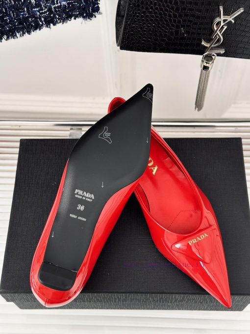PRADA/PRADA Classic Spring/SummerTriangle logo sandals single shoe seriesThe simple design i1bs010ft - Image 10