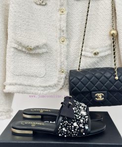 Chanel | Chanel 24P New ButterflyCrystal slippersBulling, sparkling, sweet and royal~Is the 4ndhiwfe